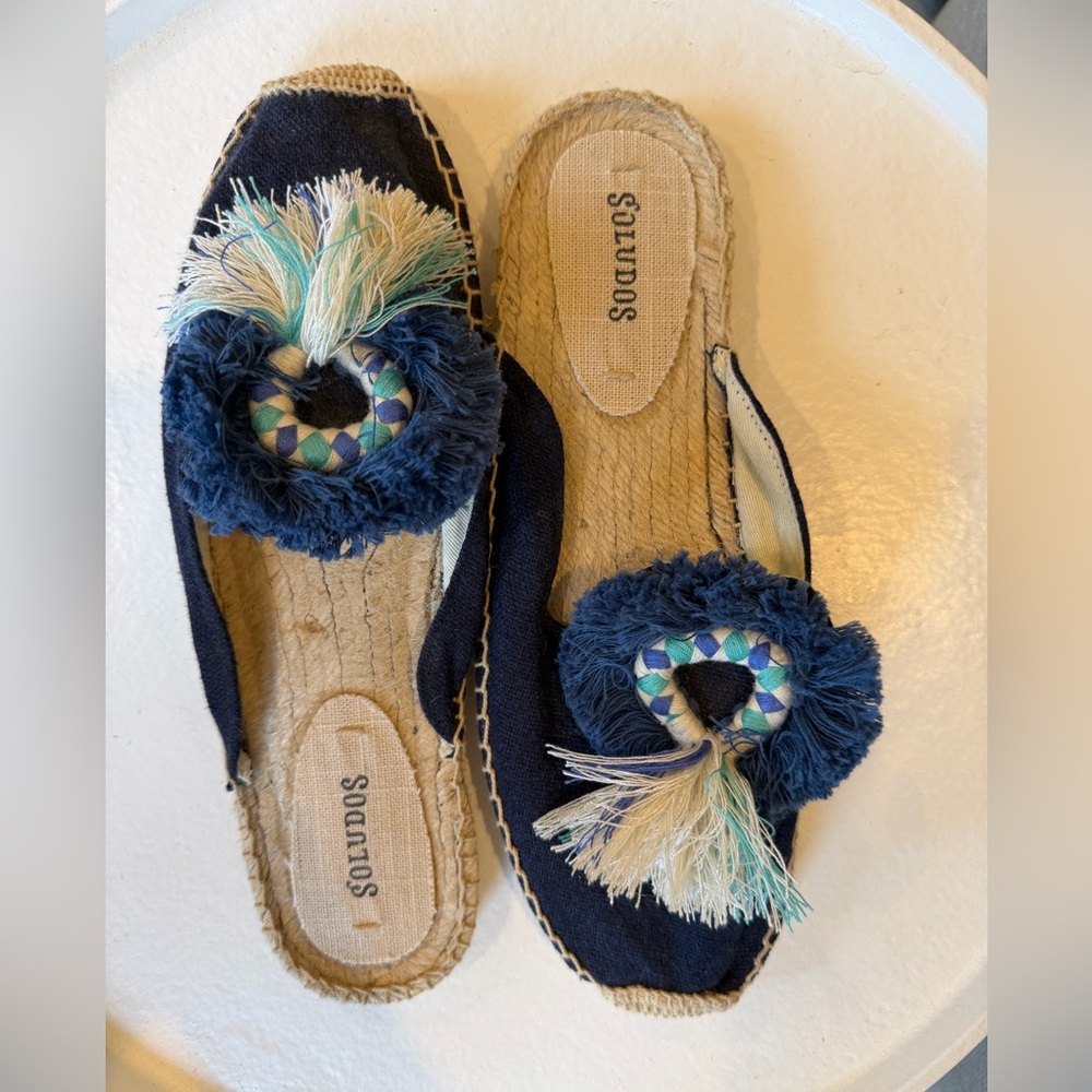 Soludos Kiki Tassel Espadrille Mule. Never worn, size 8.5 - Picture 2 of 4